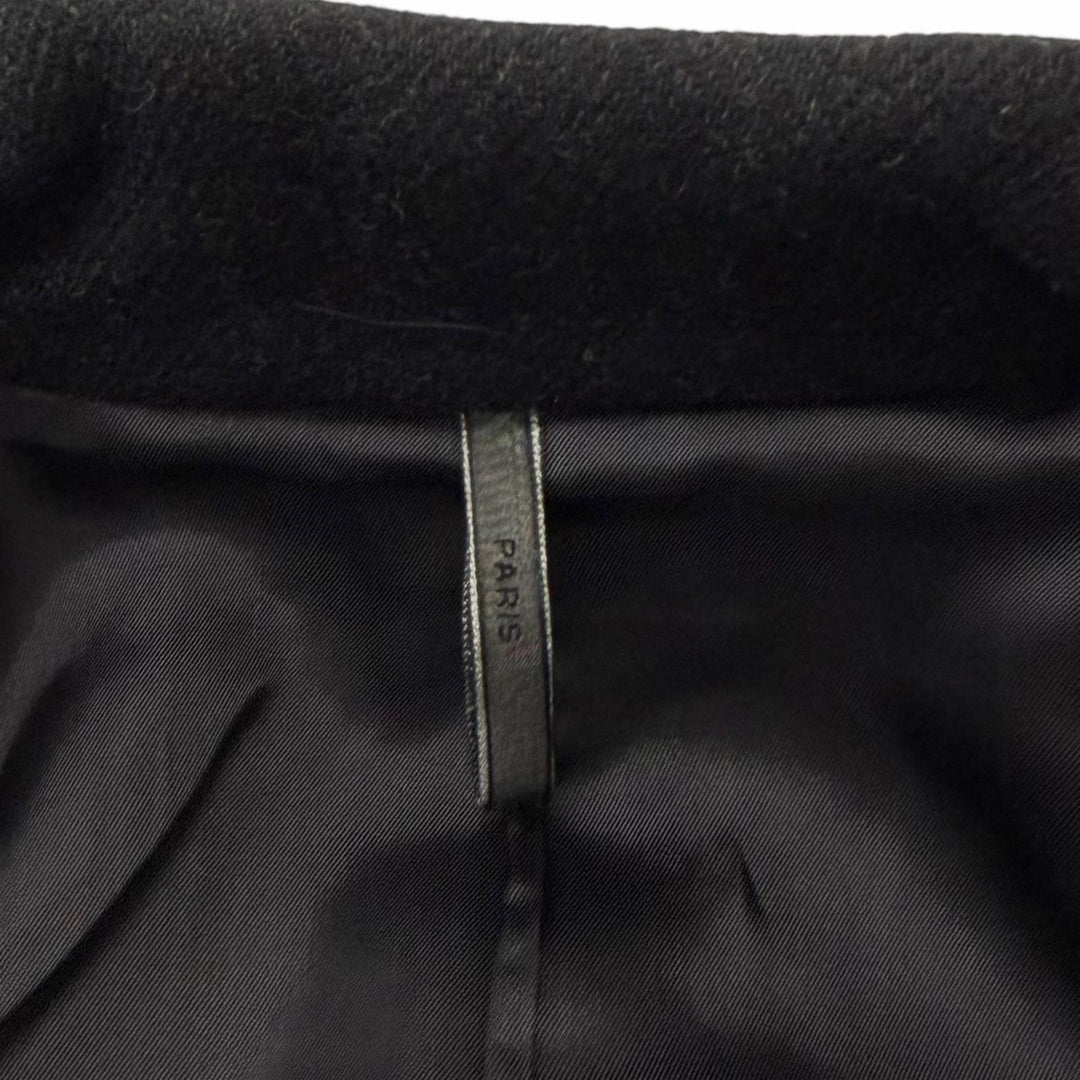 Excellent Dior HOMME coat Hedi Slimane SOLITAIRE era, made in 2001. black wool
