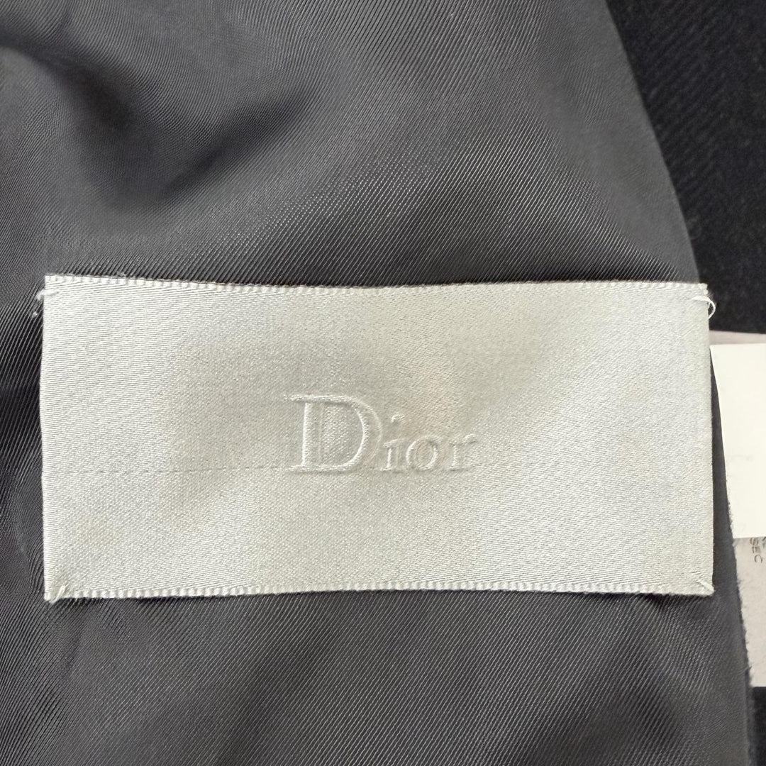 Excellent Dior HOMME coat Hedi Slimane SOLITAIRE era, made in 2001. black wool