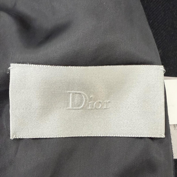 Excellent Dior HOMME coat Hedi Slimane SOLITAIRE era, made in 2001. black wool
