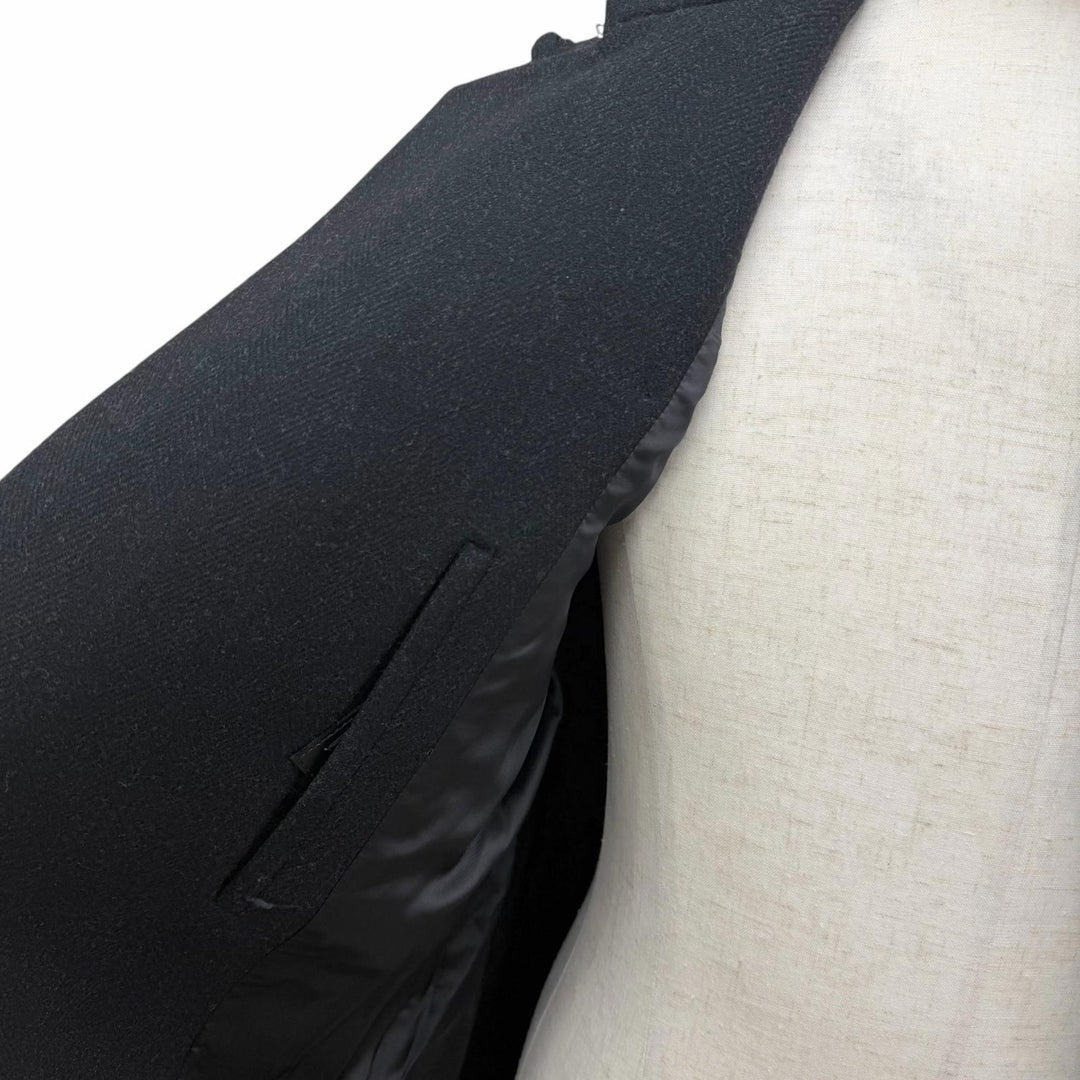 Excellent Dior HOMME coat Hedi Slimane SOLITAIRE era, made in 2001. black wool