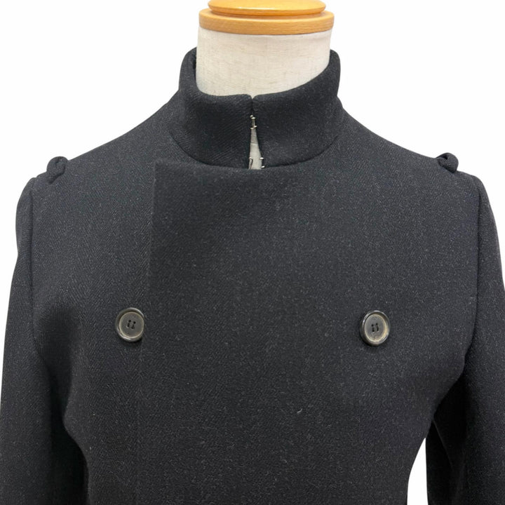 Excellent Dior HOMME coat Hedi Slimane SOLITAIRE era, made in 2001. black wool