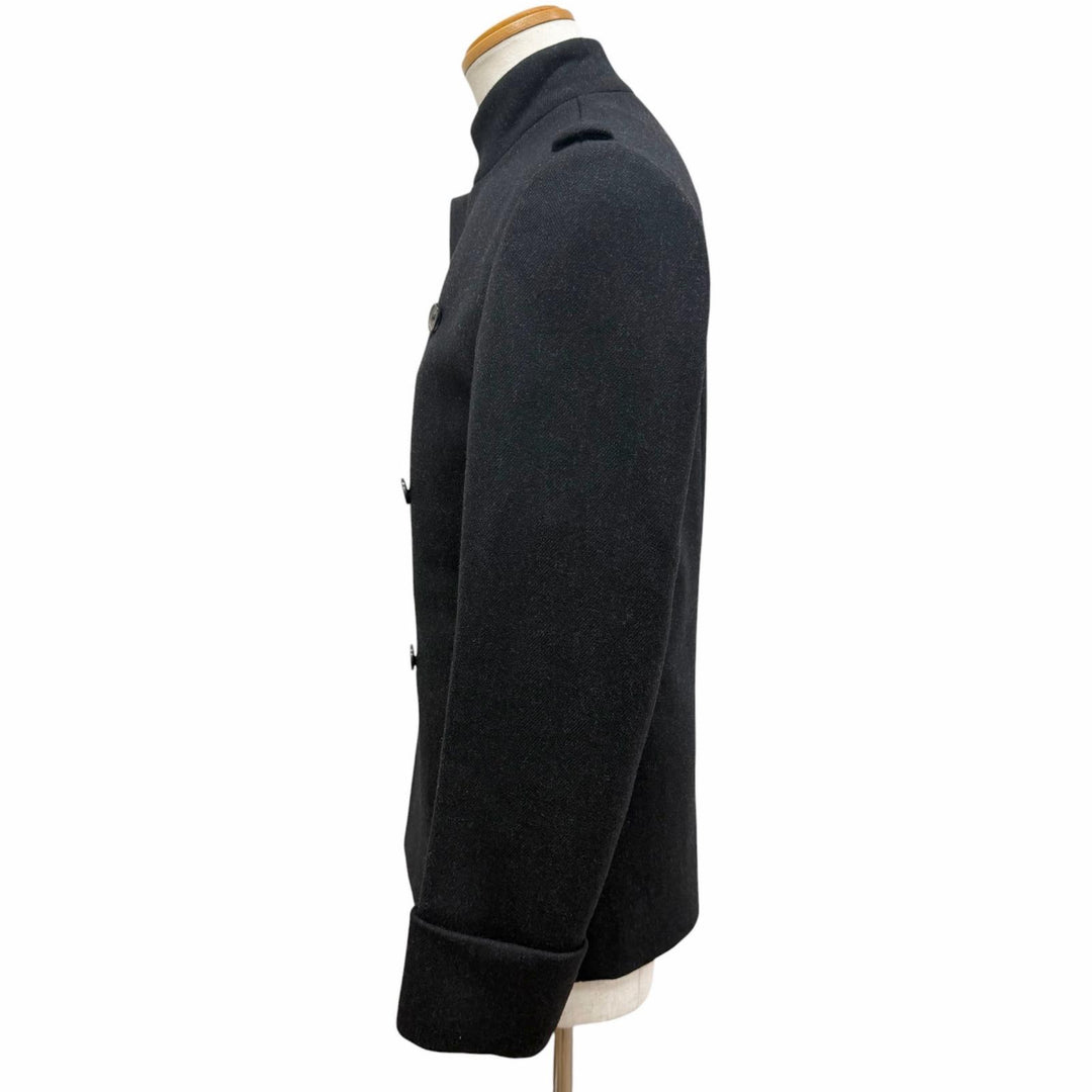Excellent Dior HOMME coat Hedi Slimane SOLITAIRE era, made in 2001. black wool