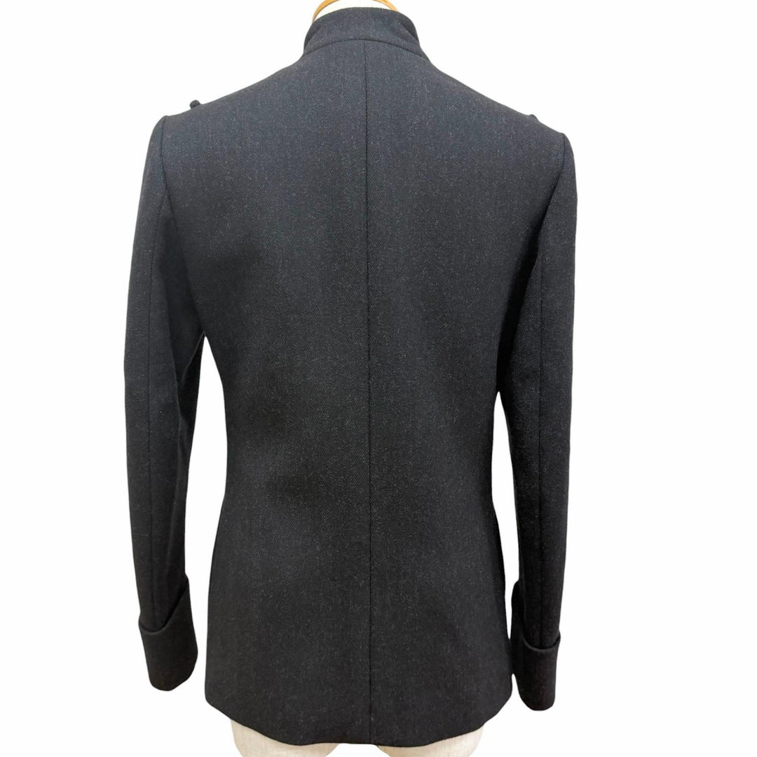 Excellent Dior HOMME coat Hedi Slimane SOLITAIRE era, made in 2001. black wool