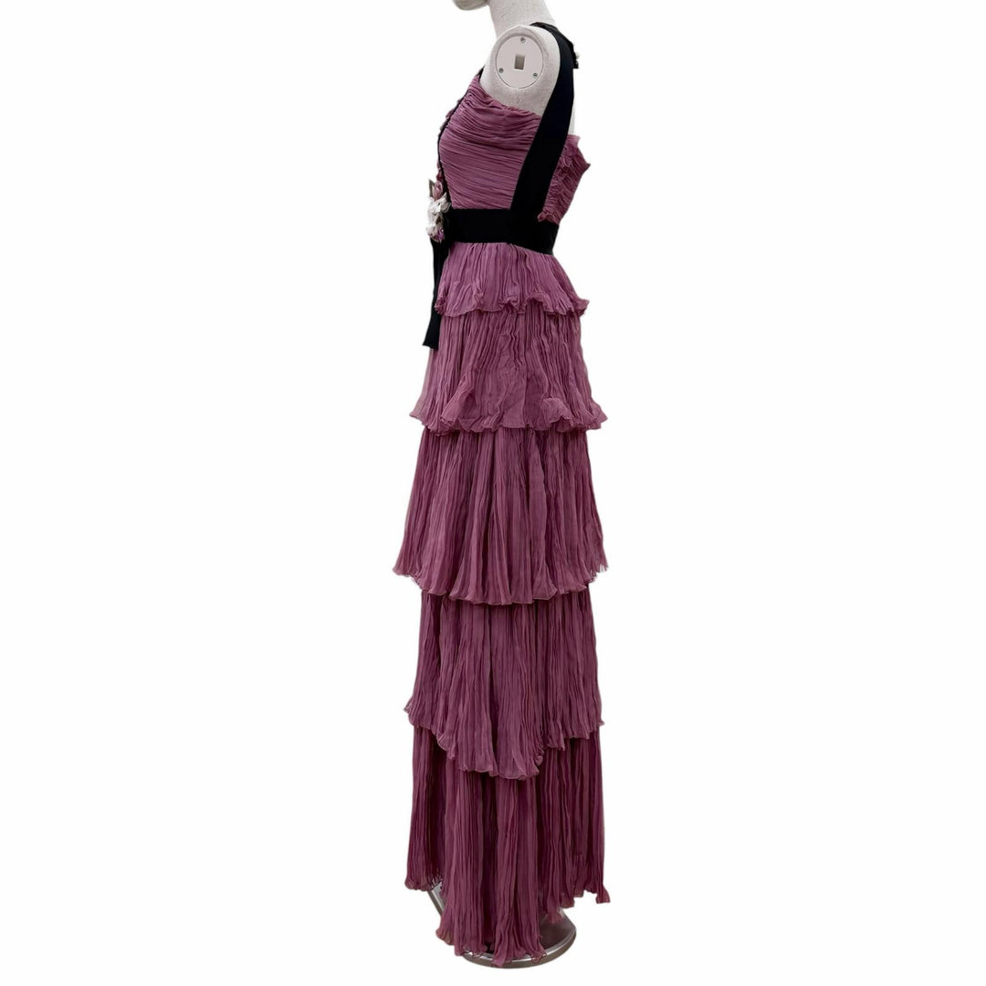 Excellent GUCCI dress Rosie Huntington-Whiteley and Shiina Ringo silk 34 407152