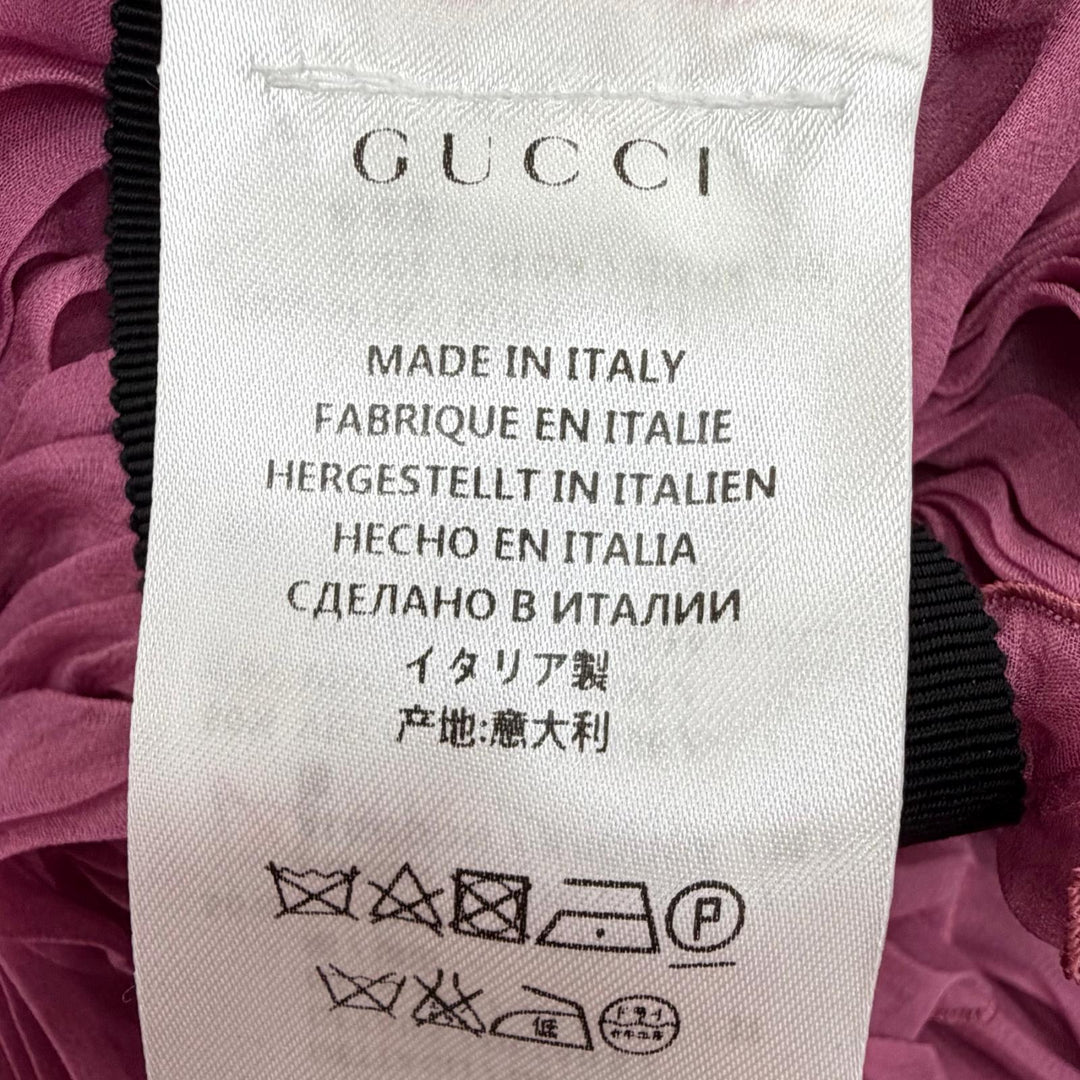Excellent GUCCI dress Rosie Huntington-Whiteley and Shiina Ringo silk 34 407152