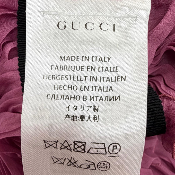 Excellent GUCCI dress Rosie Huntington-Whiteley and Shiina Ringo silk 34 407152