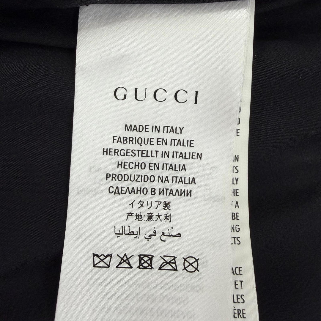 Excellent GUCCI Pleated skirt Lamb leather long length Metallic pink 36 433932