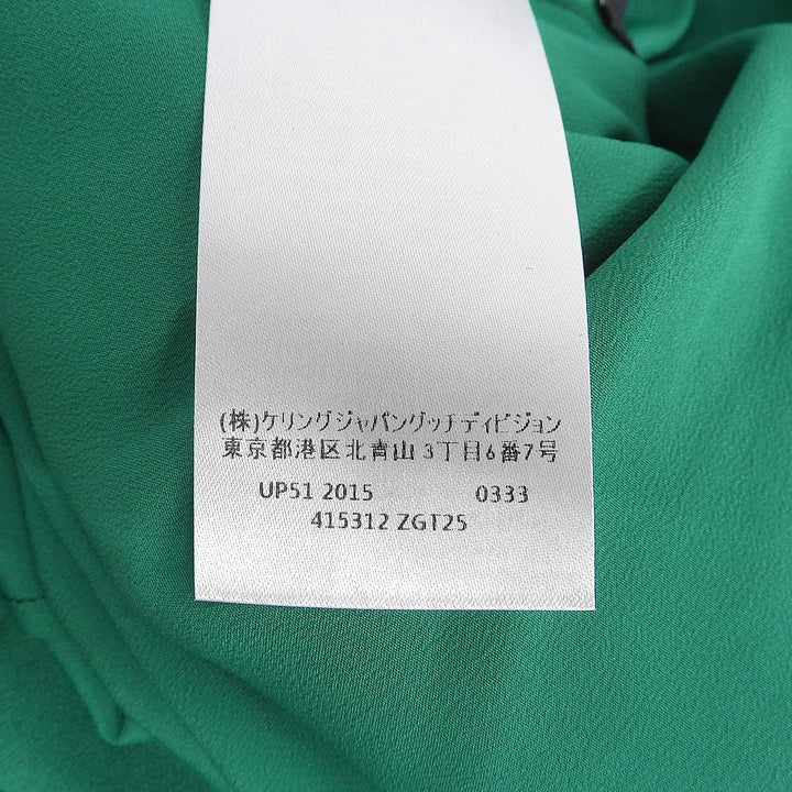 Excellent GUCCI skirt All-lace Sherry Line green cotton Women 36 415312