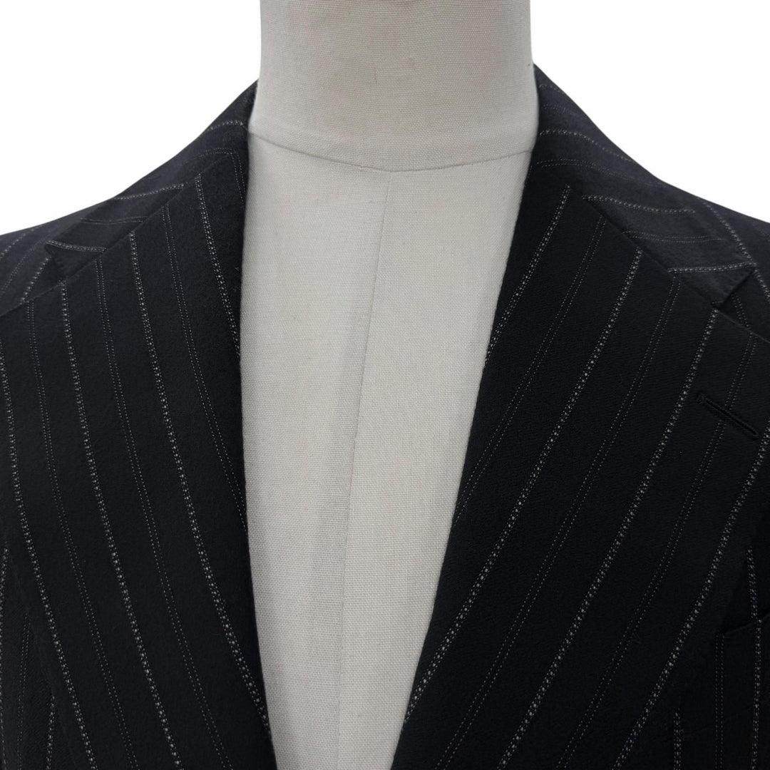 Excellent GUCCI two-piece set black wool mens 46 115368