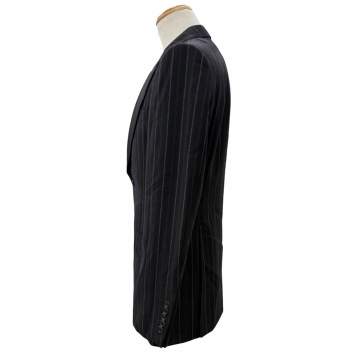 Excellent GUCCI two-piece set black wool mens 46 115368