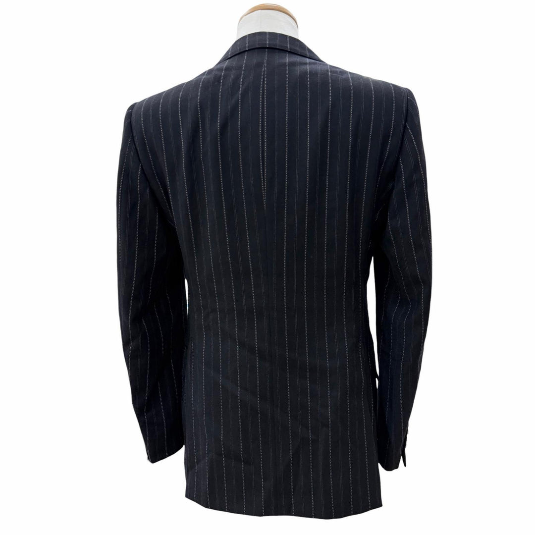 Excellent GUCCI two-piece set black wool mens 46 115368