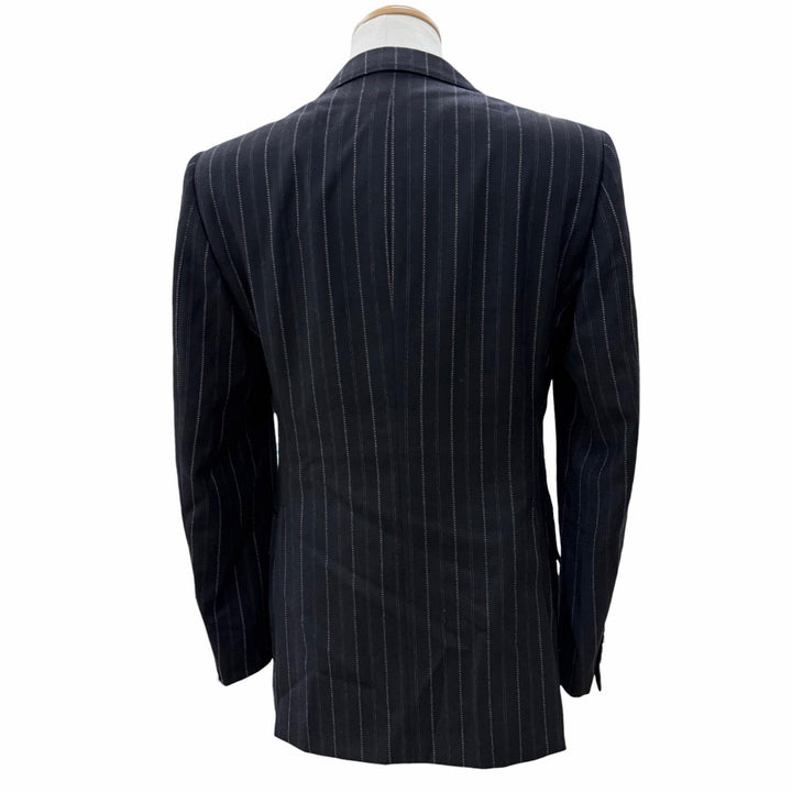 Excellent GUCCI two-piece set black wool mens 46 115368
