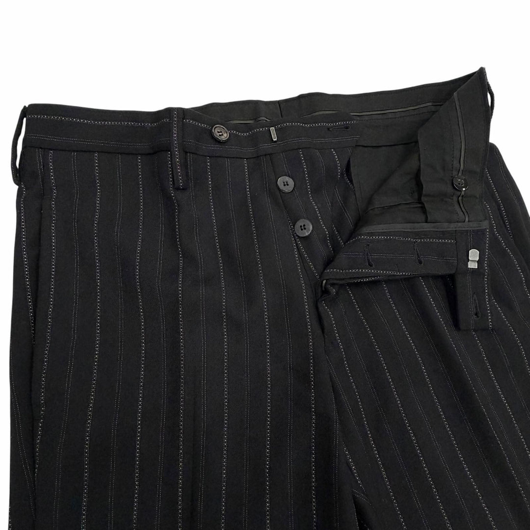 Excellent GUCCI two-piece set black wool mens 46 115368