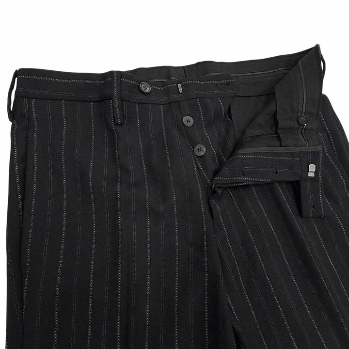 Excellent GUCCI two-piece set black wool mens 46 115368
