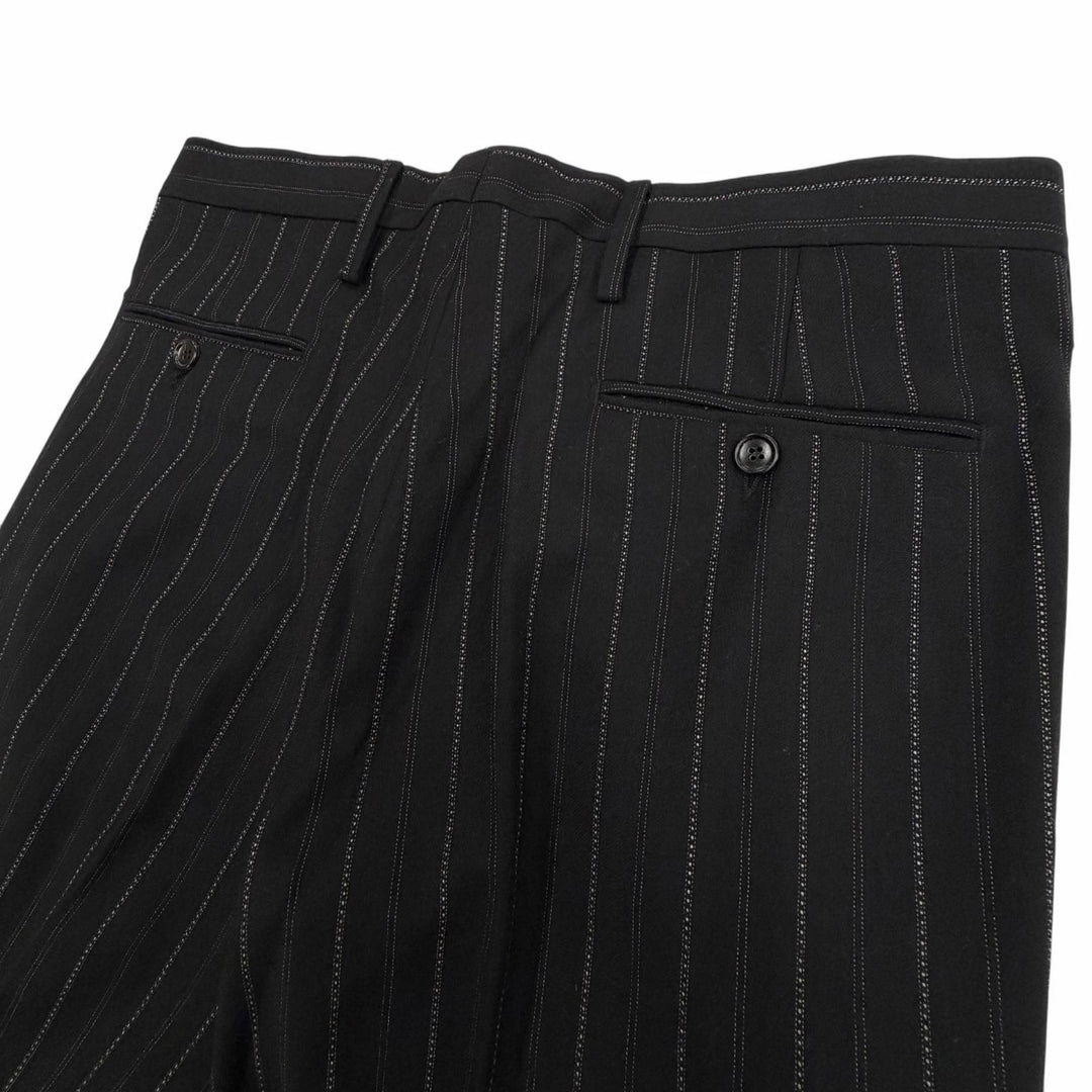 Excellent GUCCI two-piece set black wool mens 46 115368