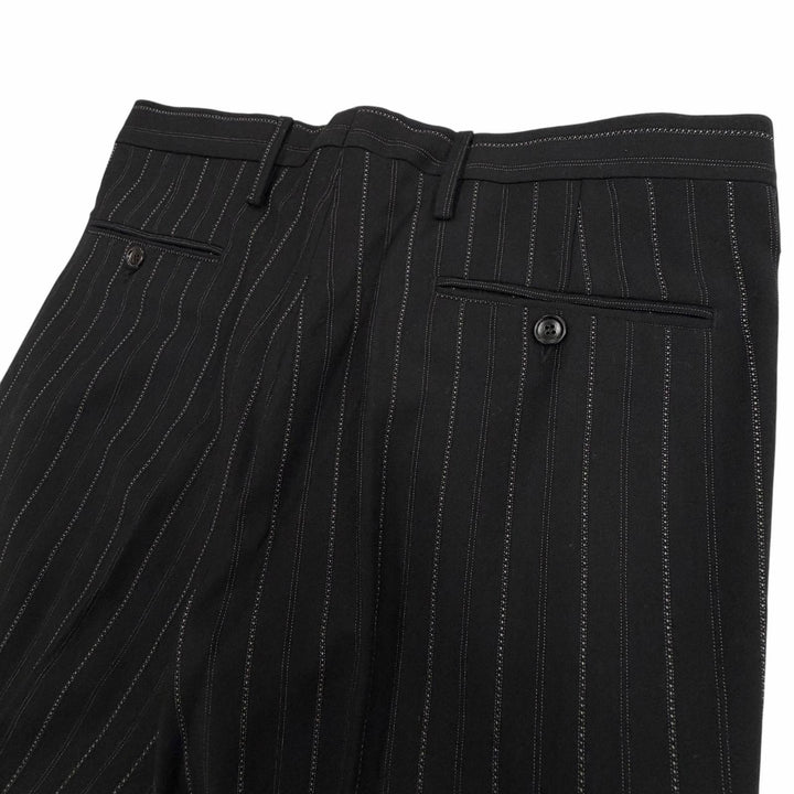 Excellent GUCCI two-piece set black wool mens 46 115368