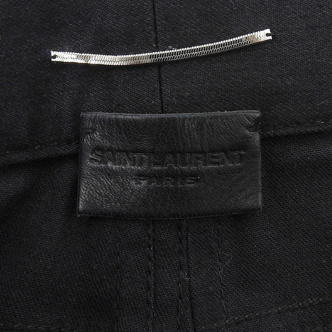 Great SAINT LAURENT PARIS Pants Logo Button Skinny Jeans black mens 33 315401