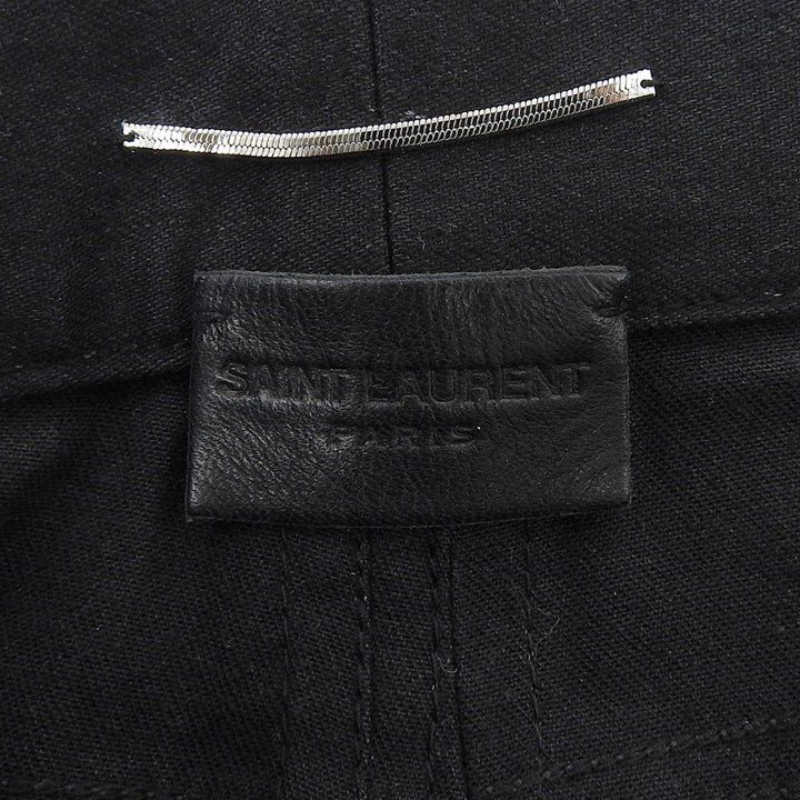 Great SAINT LAURENT PARIS Pants Logo Button Skinny Jeans black mens 33 315401