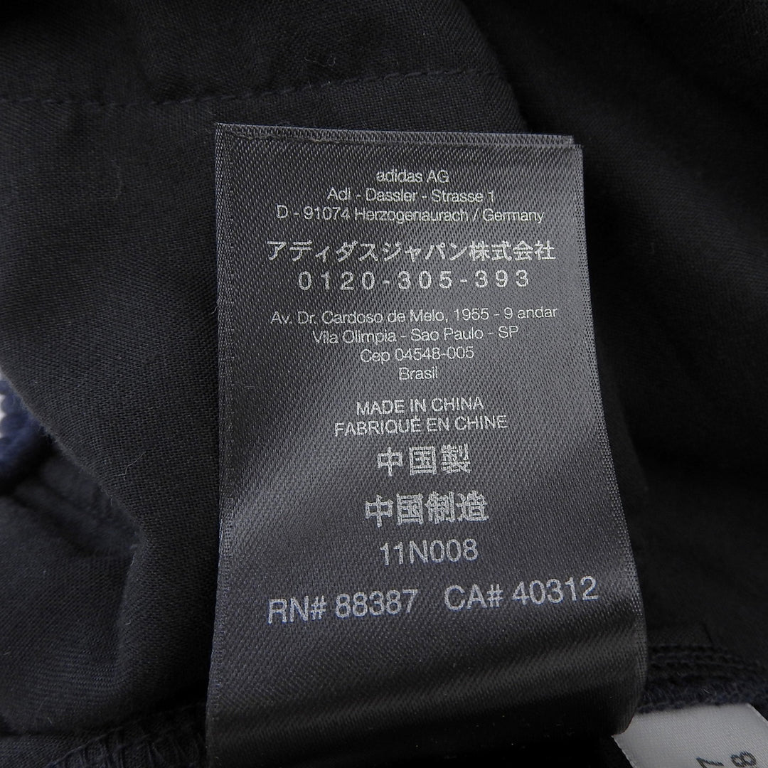 Excellent Y-3 adidas cargo pants Tripes Wide Jogger Work Pants Navy mens S