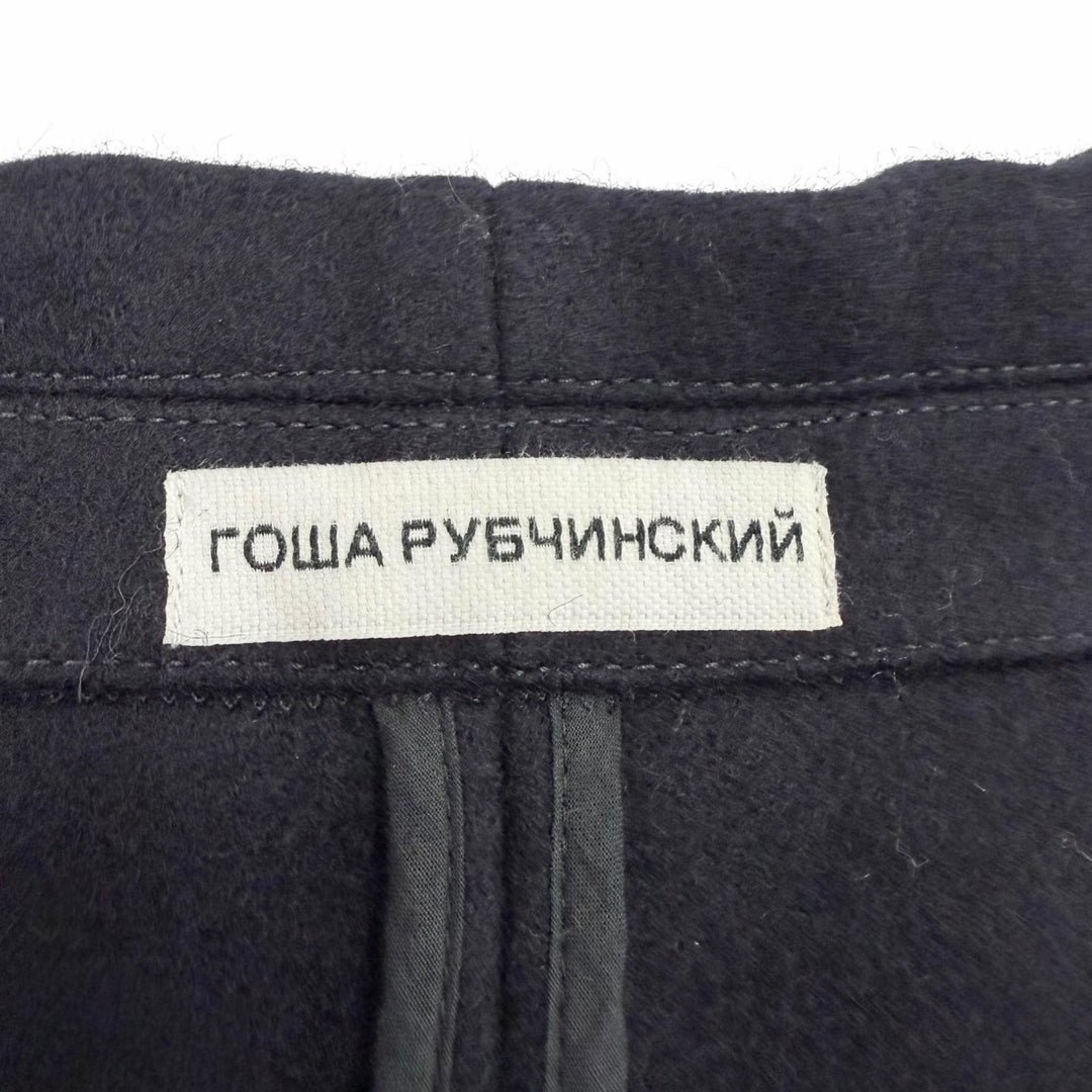 Great GOSHA RUBCHINSKIY Jacket Dark navy wool mens XL G013-C003