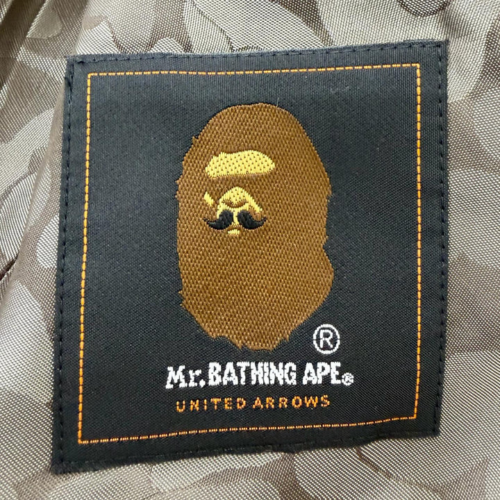 Pristine Mr BATHING APE suit by UNITED ARROWS Single beige hair mens 48