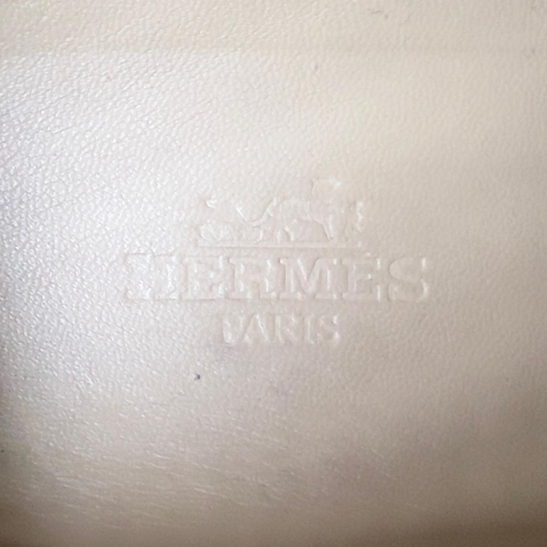 Great HERMES High cut sneakers Lenox Exclibris Collier de Chien black leather