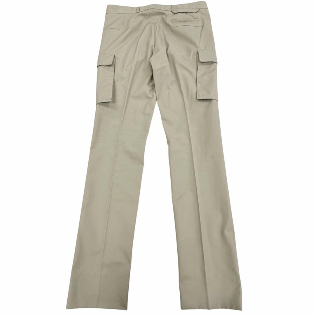 Excellent Dior HOMME cargo pants 2003: Hedi Slimane Stripped beige