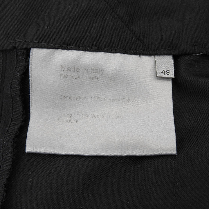 Great DIOR Wide pants Eddy period black cotton mens 48 2EH1012627