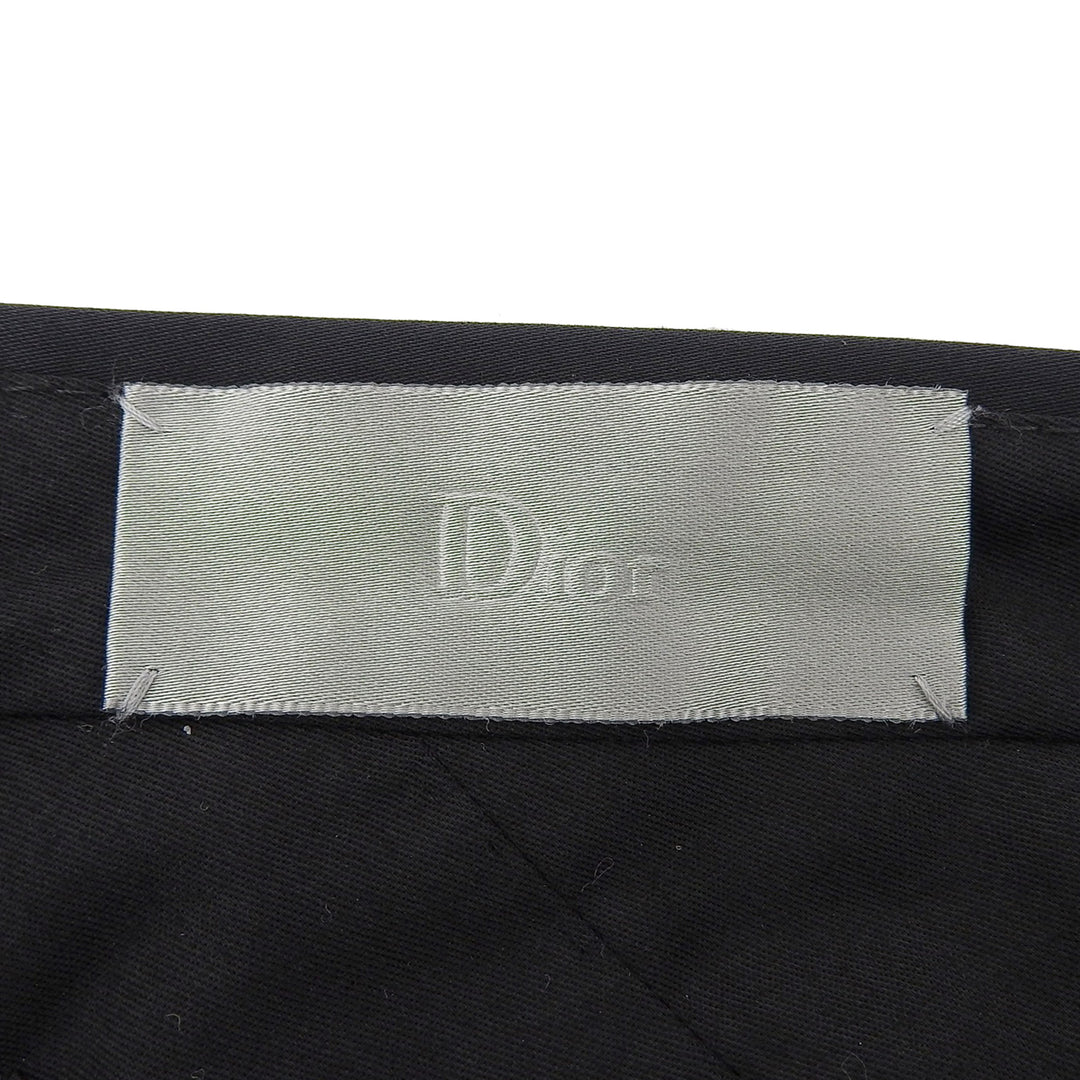 Great DIOR Wide pants Eddy period black cotton mens 48 2EH1012627