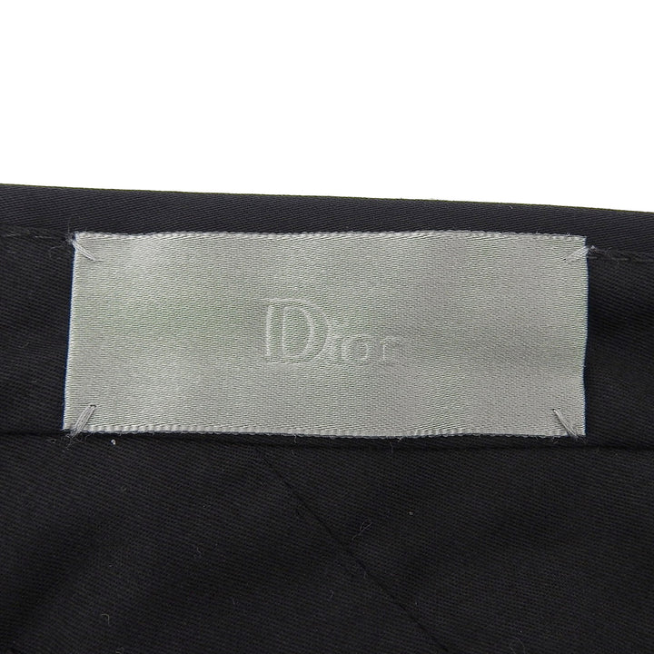 Great DIOR Wide pants Eddy period black cotton mens 48 2EH1012627