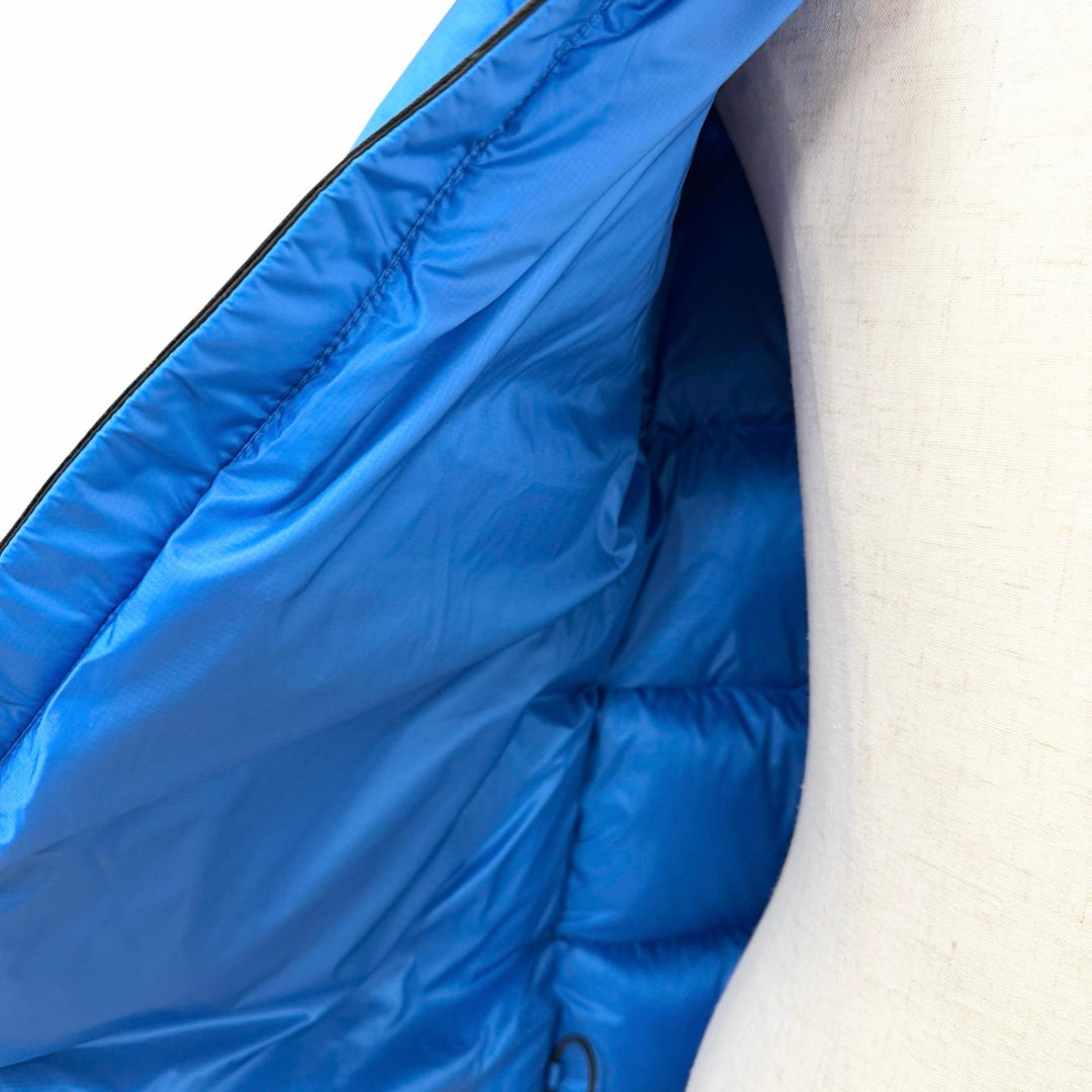 Pristine MONCLER Down jacket PEUPLIER GIUBBOTTO With hood blue Nylon mens 3