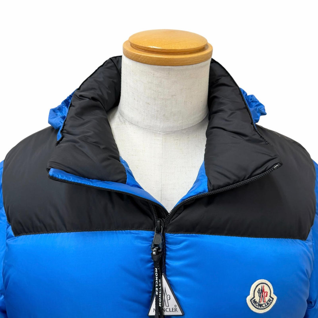 Pristine MONCLER Down jacket PEUPLIER GIUBBOTTO With hood blue Nylon mens 3