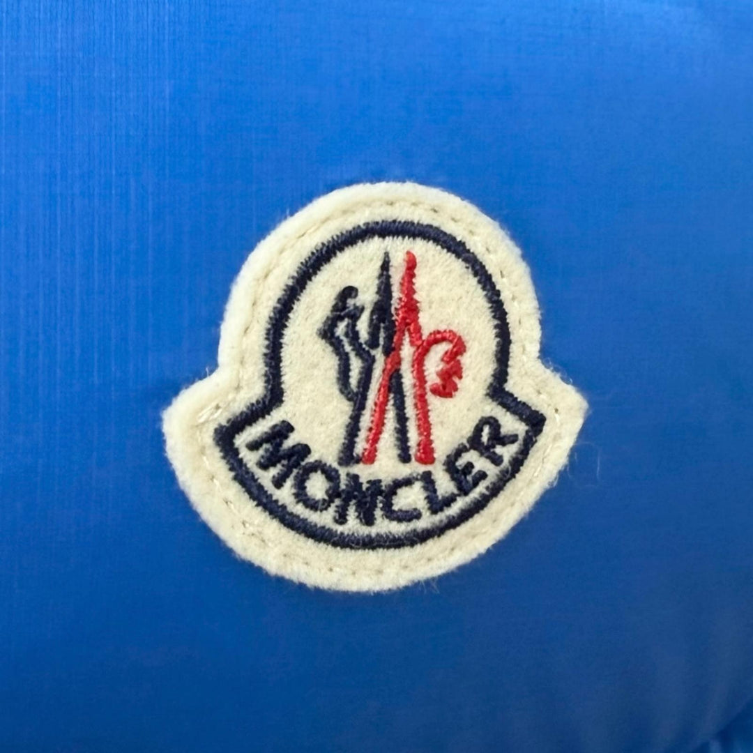 Pristine MONCLER Down jacket PEUPLIER GIUBBOTTO With hood blue Nylon mens 3