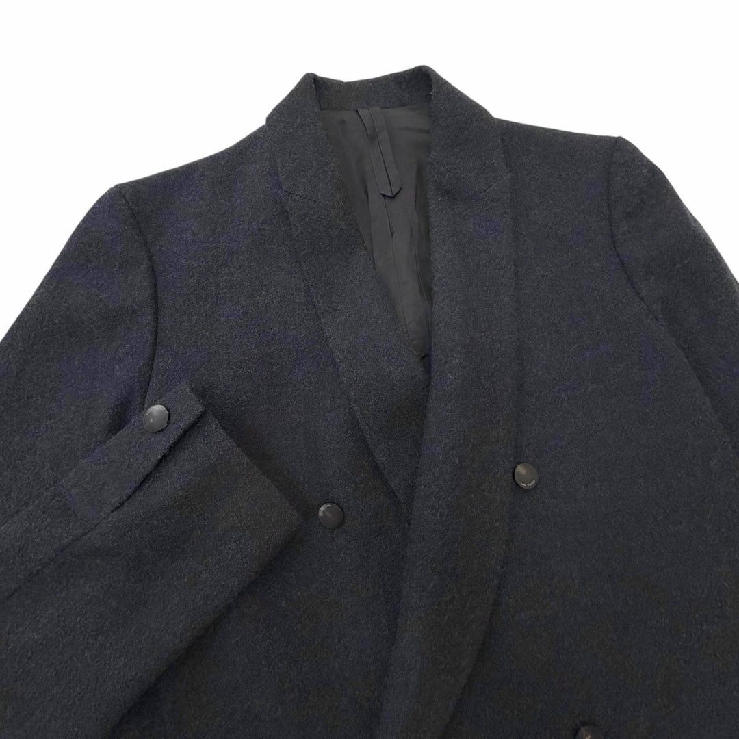 Excellent Edwina Horl suit Double breasted Navy wool mens M