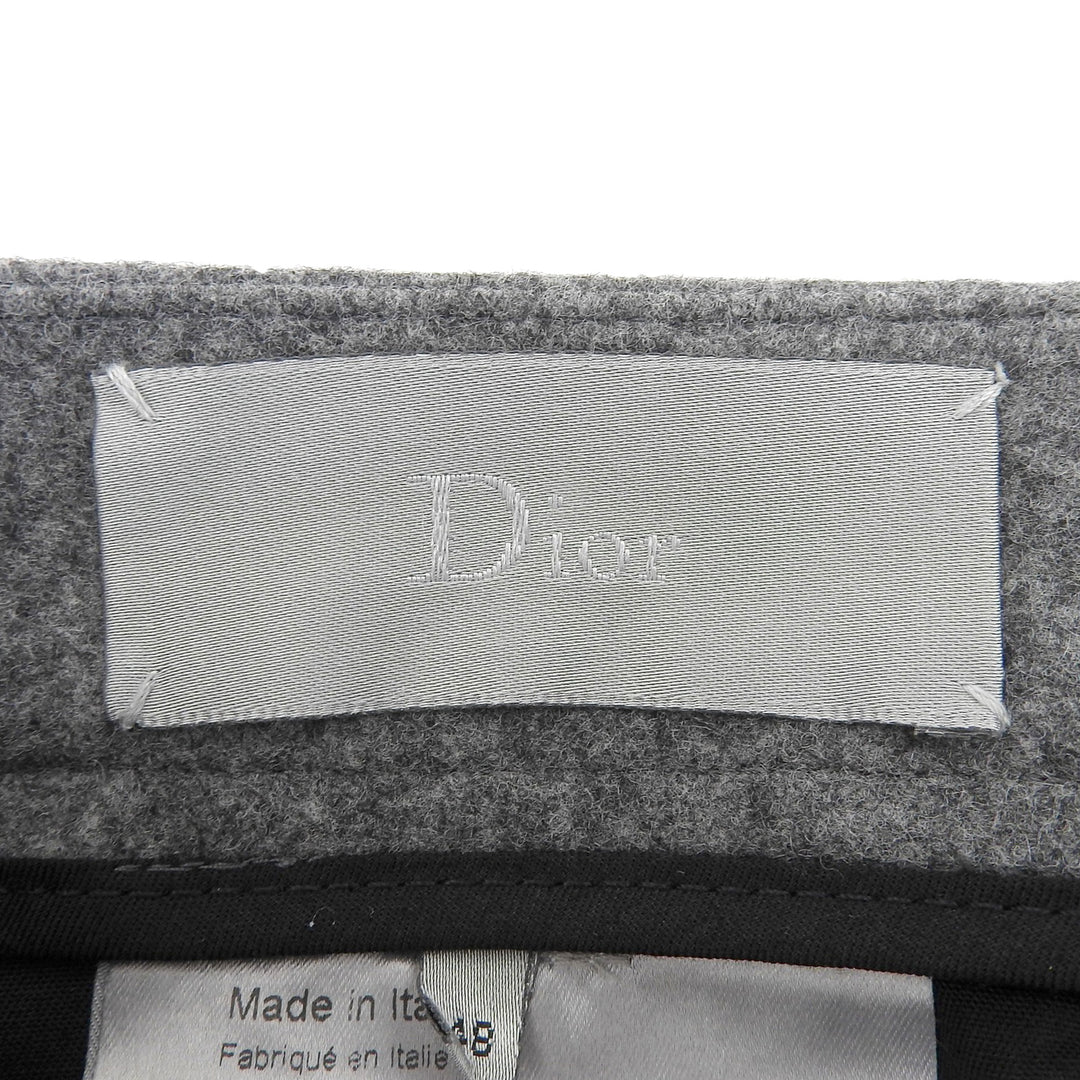 Excellent DIOR Wide pants gray wool mens 48 2HH1015423