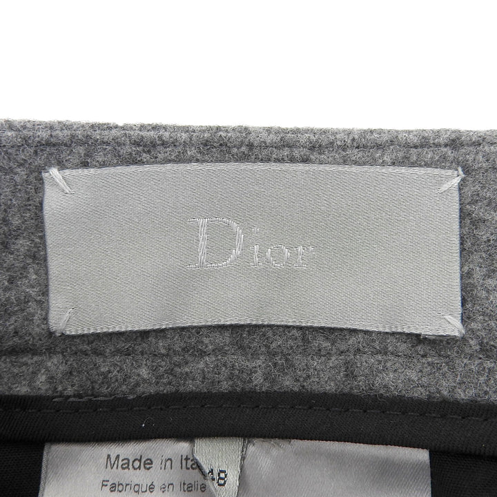 Excellent DIOR Wide pants gray wool mens 48 2HH1015423