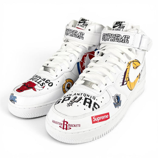 Pristine Supreme NIKE High cut sneakers AIR FORCE 1 MID 07 SUPREME NBA 28.5cm