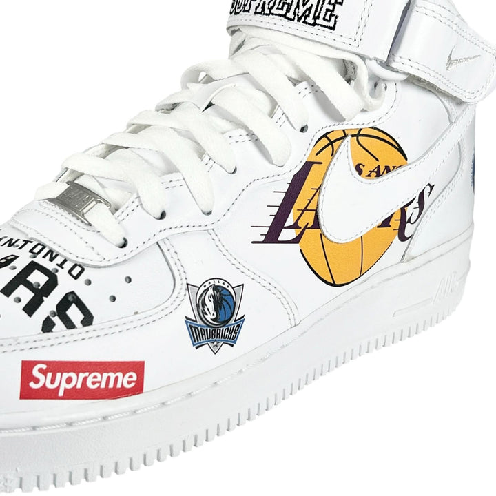 Pristine Supreme NIKE High cut sneakers AIR FORCE 1 MID 07 SUPREME NBA 28.5cm