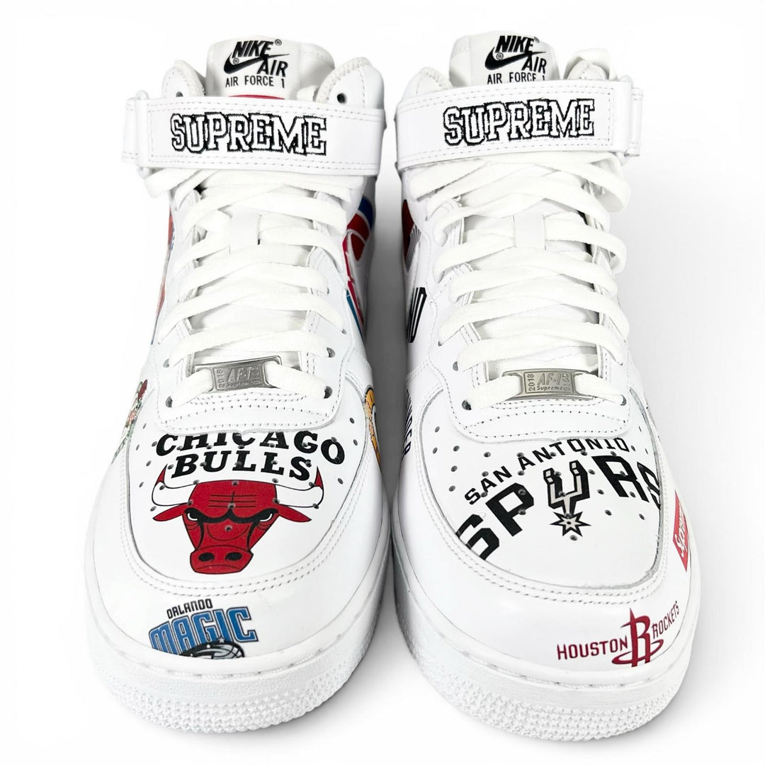 Pristine Supreme NIKE High cut sneakers AIR FORCE 1 MID 07 SUPREME NBA 28.5cm