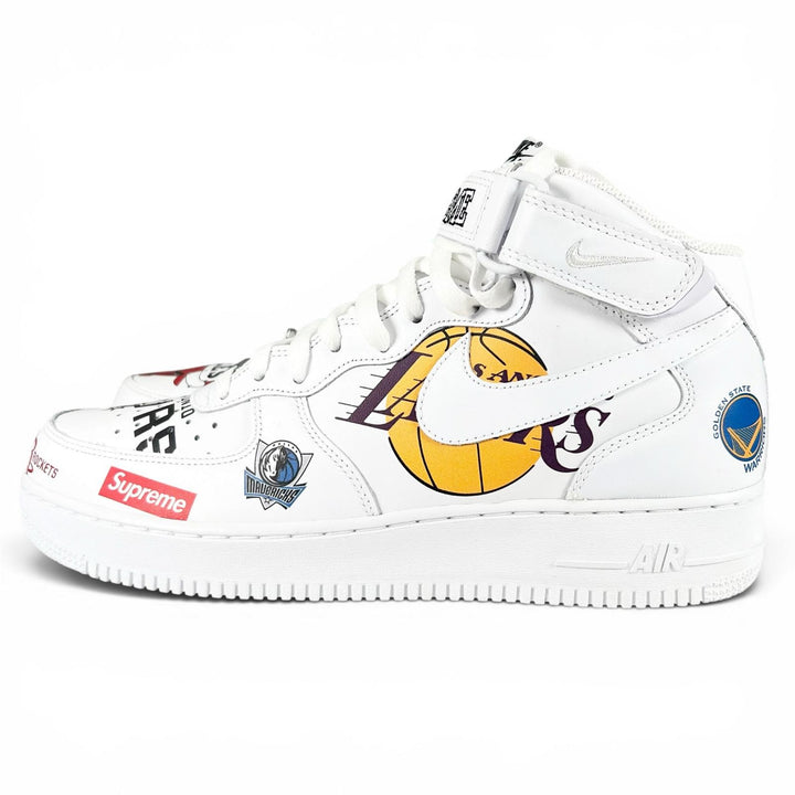 Pristine Supreme NIKE High cut sneakers AIR FORCE 1 MID 07 SUPREME NBA 28.5cm