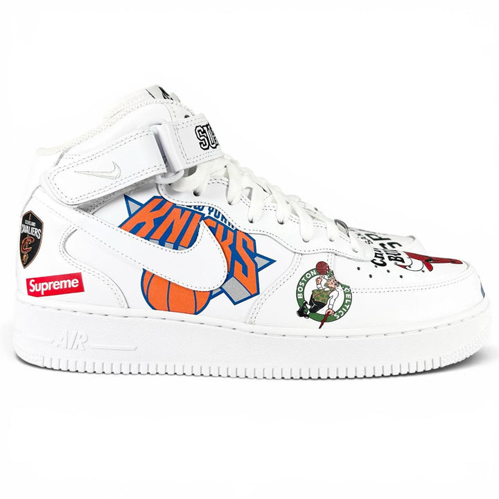 Pristine Supreme NIKE High cut sneakers AIR FORCE 1 MID 07 SUPREME NBA 28.5cm