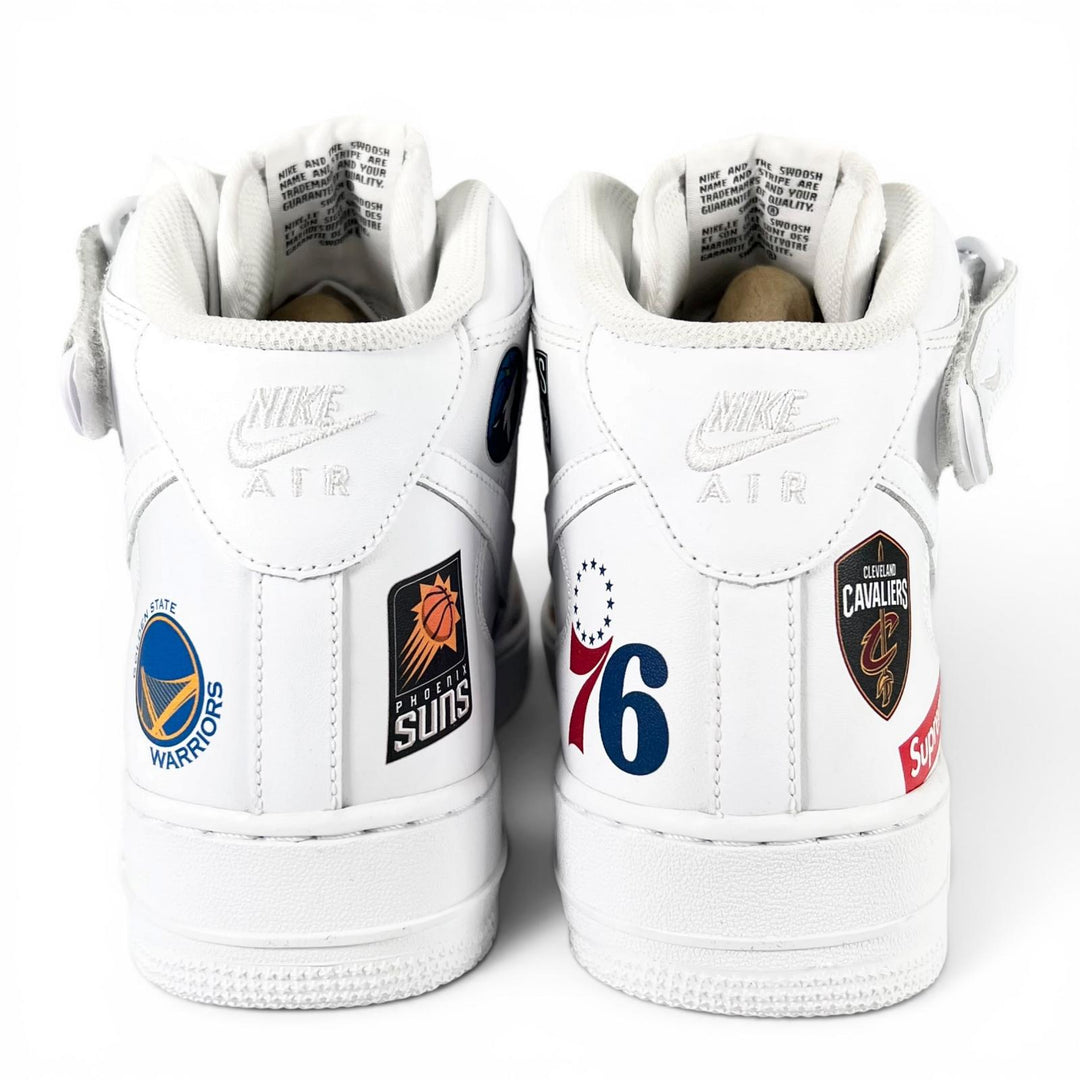 Pristine Supreme NIKE High cut sneakers AIR FORCE 1 MID 07 SUPREME NBA 28.5cm