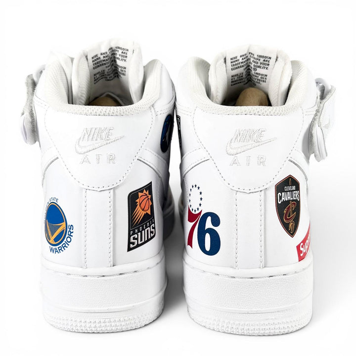 Pristine Supreme NIKE High cut sneakers AIR FORCE 1 MID 07 SUPREME NBA 28.5cm