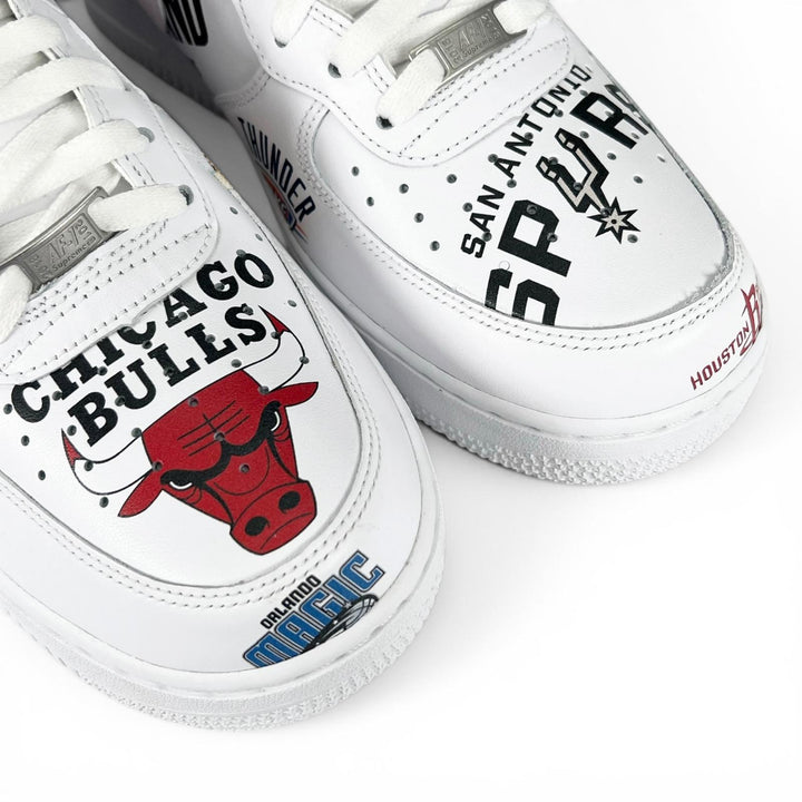 Pristine Supreme NIKE High cut sneakers AIR FORCE 1 MID 07 SUPREME NBA 28.5cm