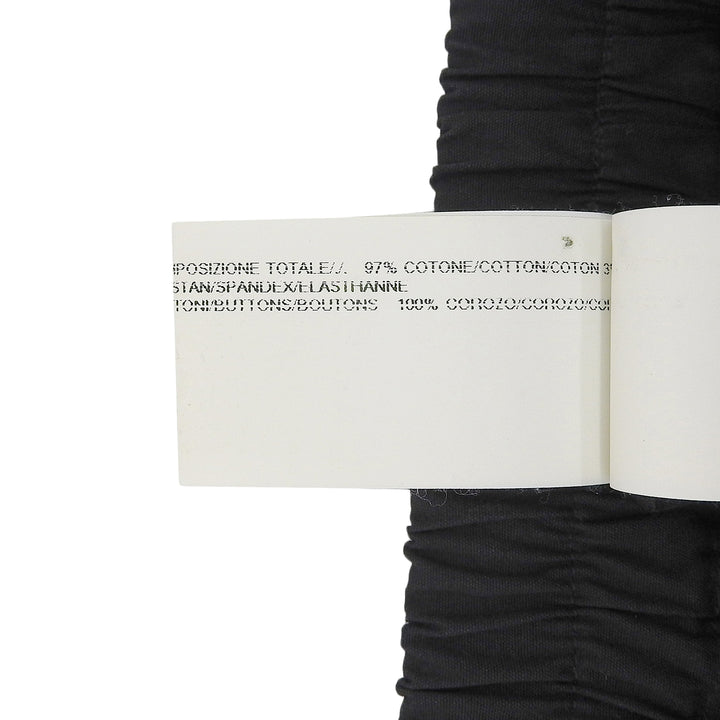 Great Rick Owens Pants ANTHEM CARGO CROPPED black cotton mens 48 RU16F6393