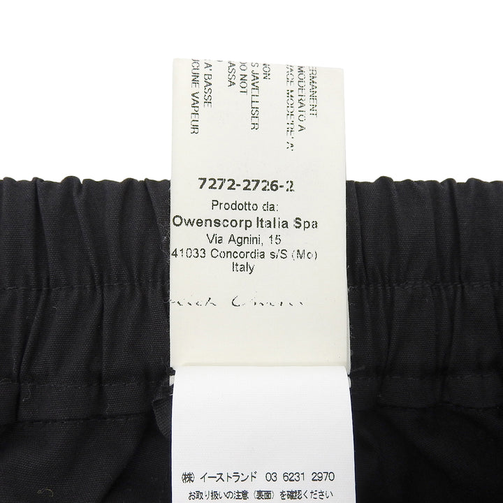 Great Rick Owens Pants ANTHEM CARGO CROPPED black cotton mens 48 RU16F6393