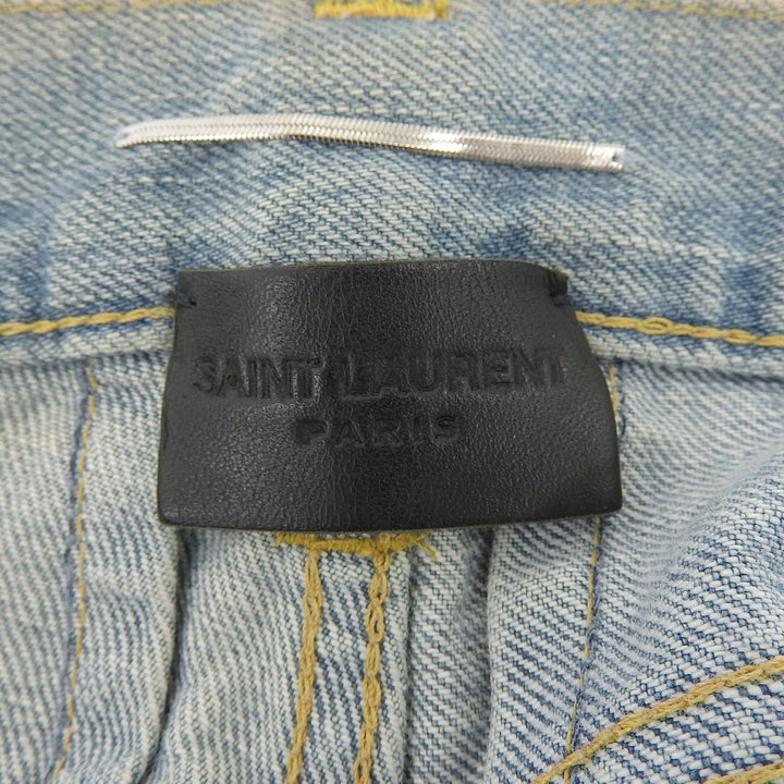 Excellent SAINT LAURENT PARIS Denim pants Vintage processing