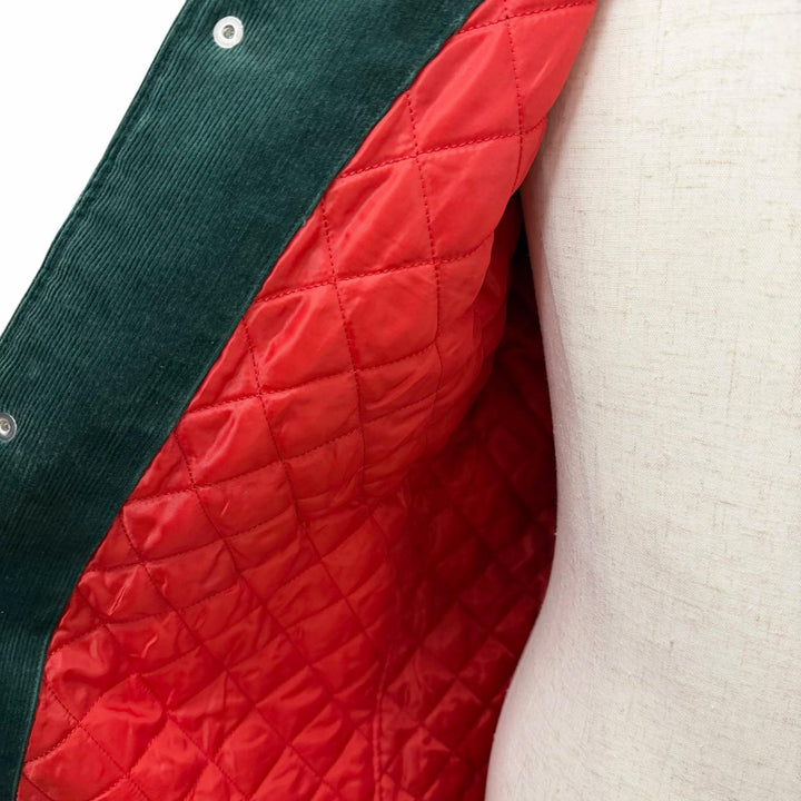 Great COMME des GARCONS Jacket Fine-wale, padded corduroy green