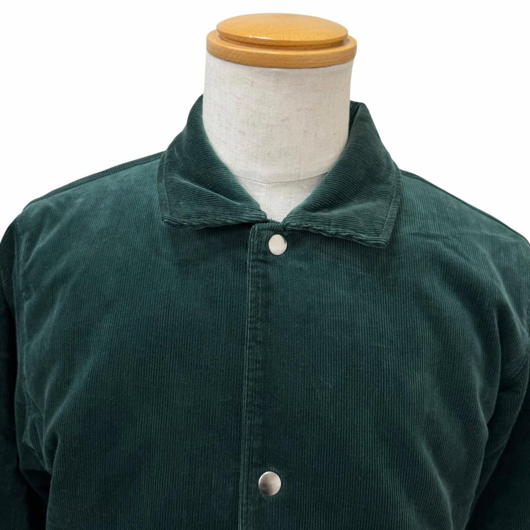 Great COMME des GARCONS Jacket Fine-wale, padded corduroy green