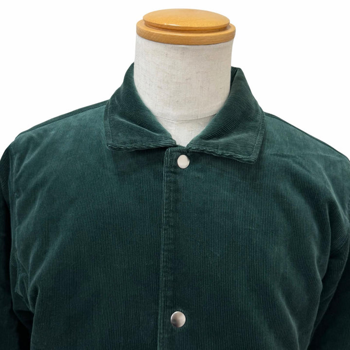 Great COMME des GARCONS Jacket Fine-wale, padded corduroy green